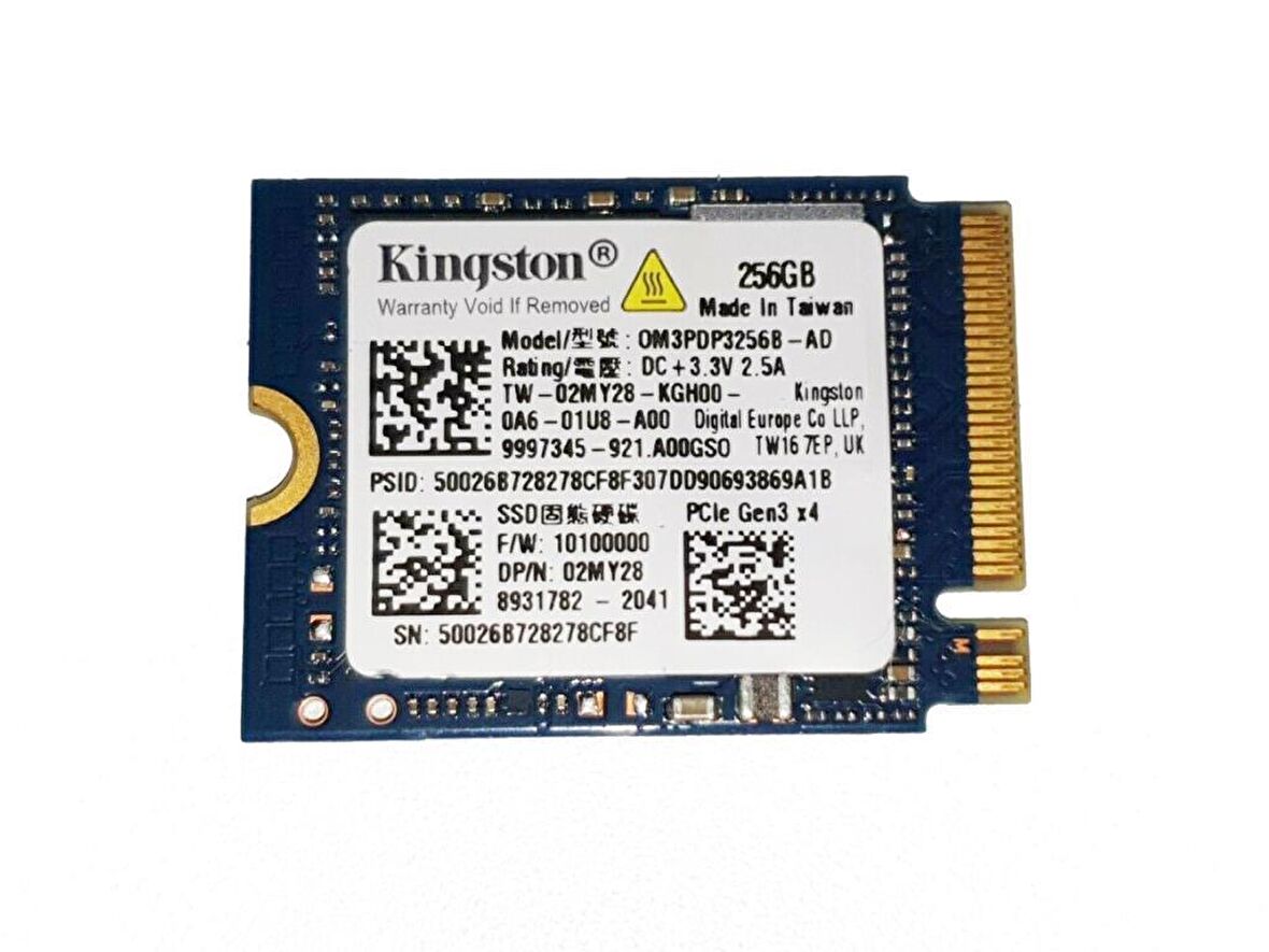 Kingston 0M3PDP3256B M2 256 GB M.2 SSD 