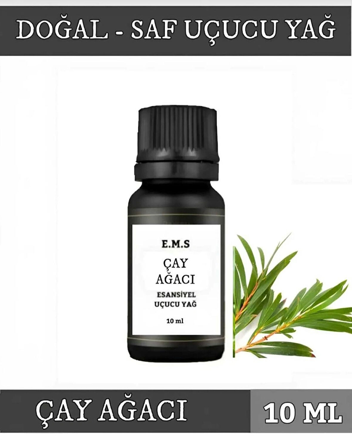 ÇAY AĞACI ESANSİYEL UÇUCU YAĞI BUHURDANLIK KOKUSU DİFÜZÖR ESANSI ODA KOKUSU 10 ML..