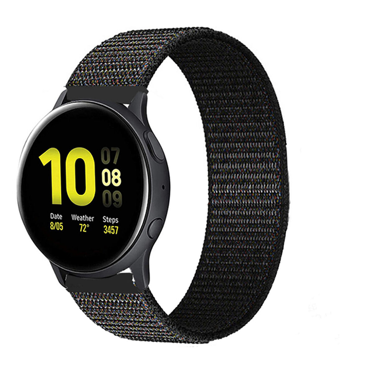 Megafox Amazfit Watch Gts /2 Mini/2 42mm/2e 42mm 20mm Uyumlu Hasır Kordon Spor Örgü İşlemeli Kayış