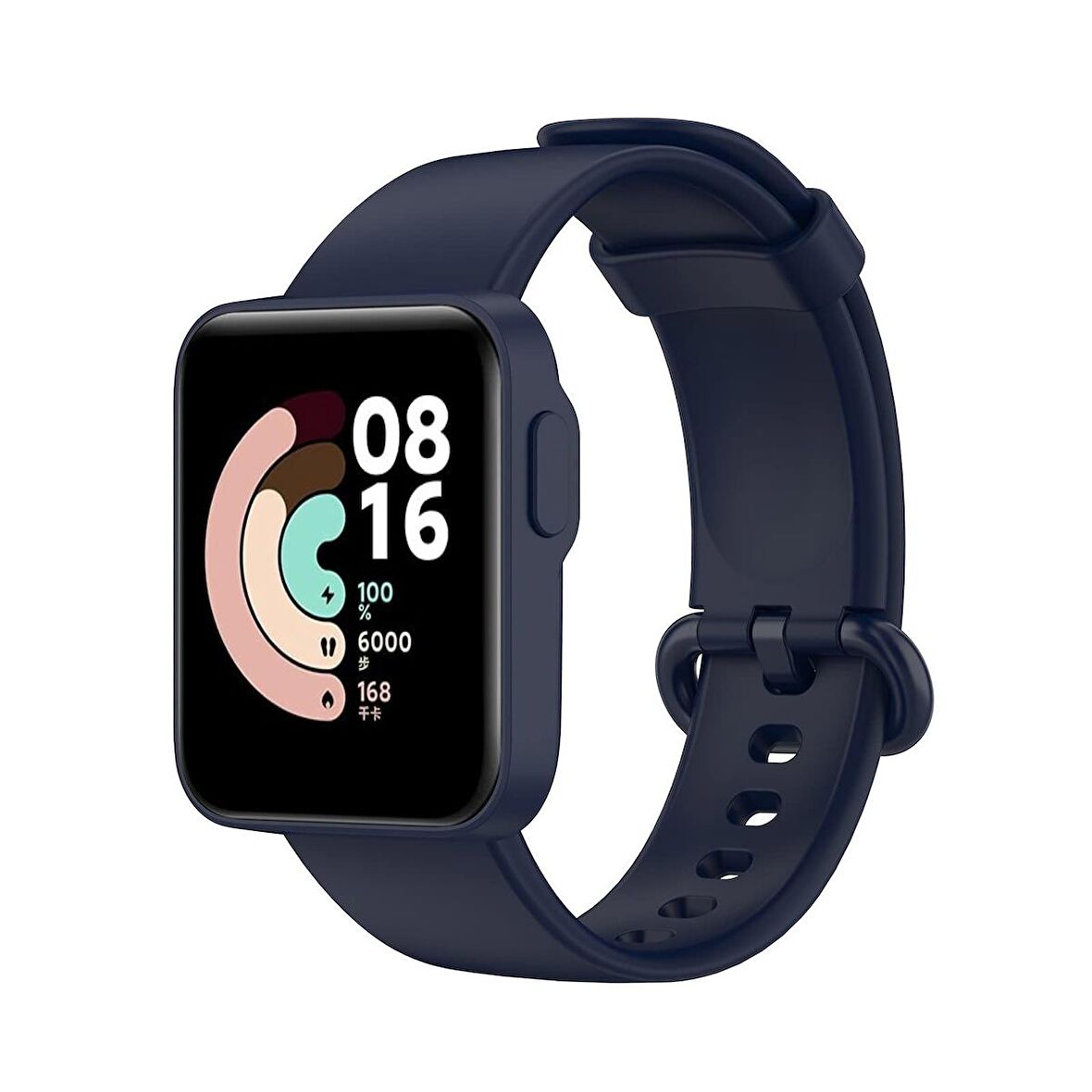 Megafox Xiaomi Redmi Mi Watch Lite Uyumlu Silikon Kordon Yumuşak Spor Şık Görünümlü Klasik Bileklik