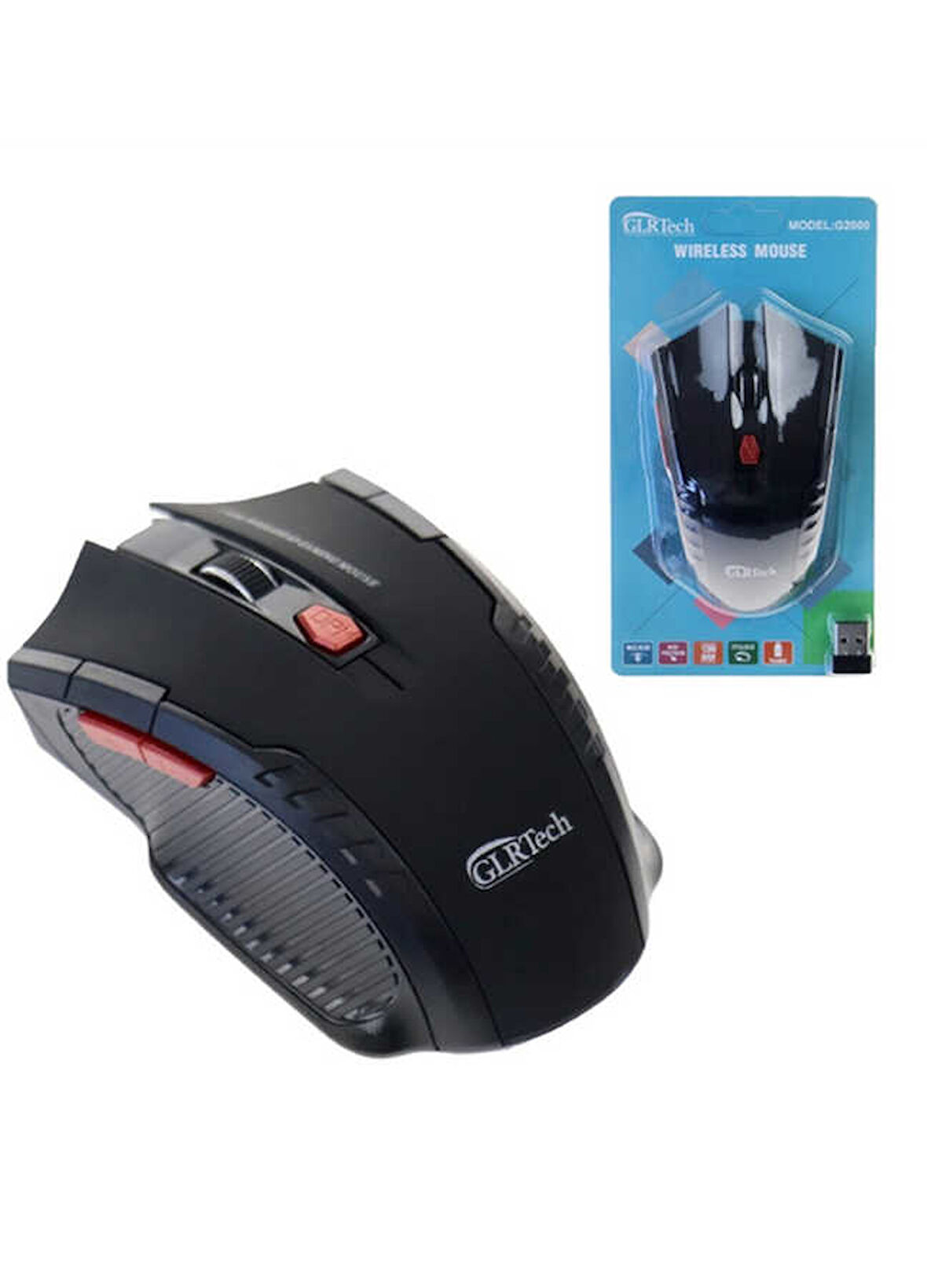 Glrtech G2000 Kablosuz Mouse Siyah