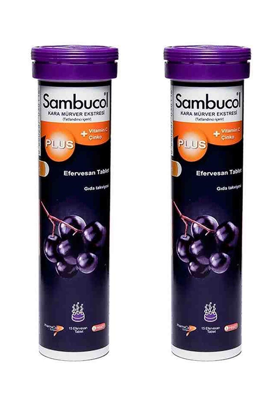 Sambucol Plus Efervesan 15 Tablet 2 Adet 