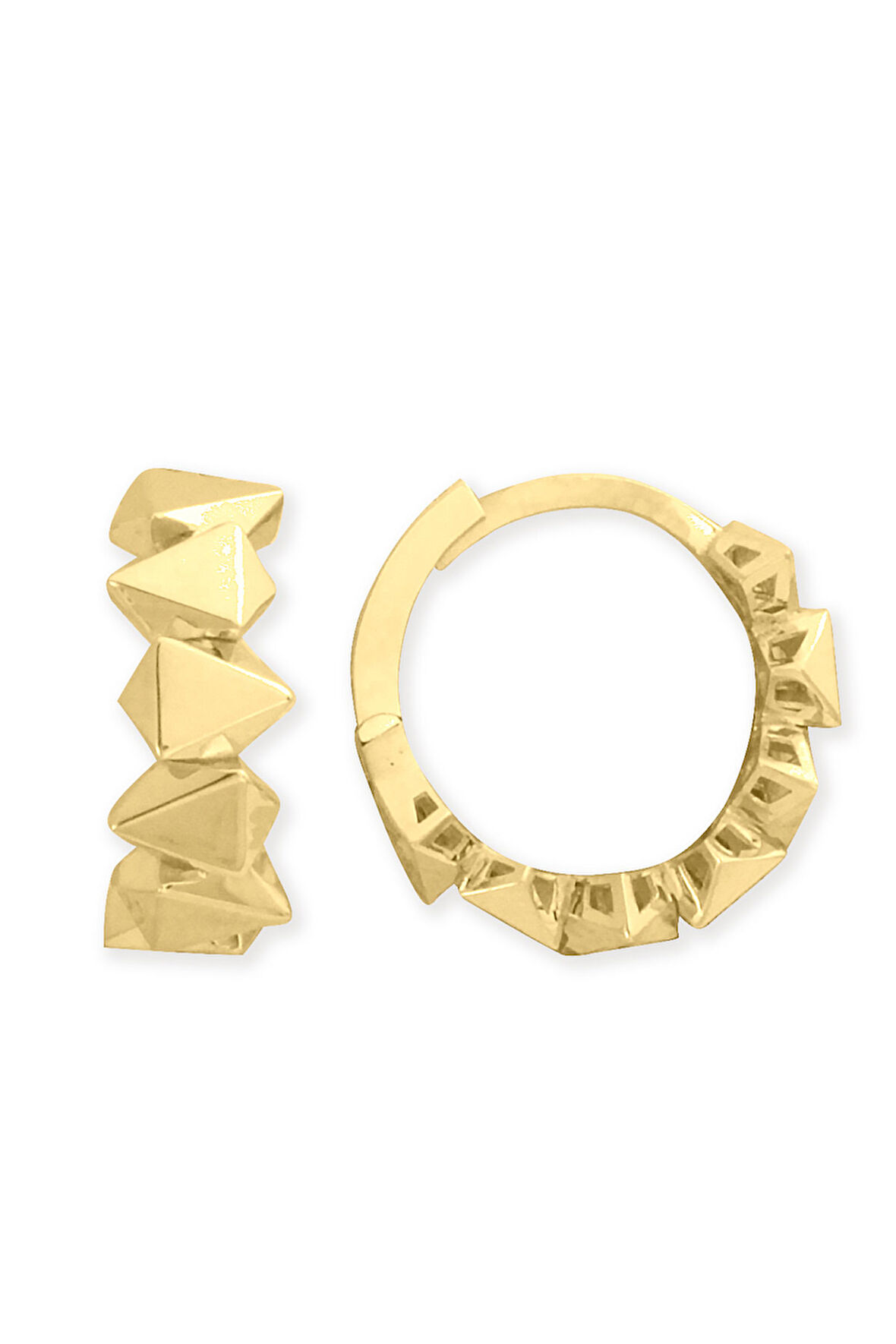 Pirmamit Model 1.7 Cm Altın Günlük Halka Küpe