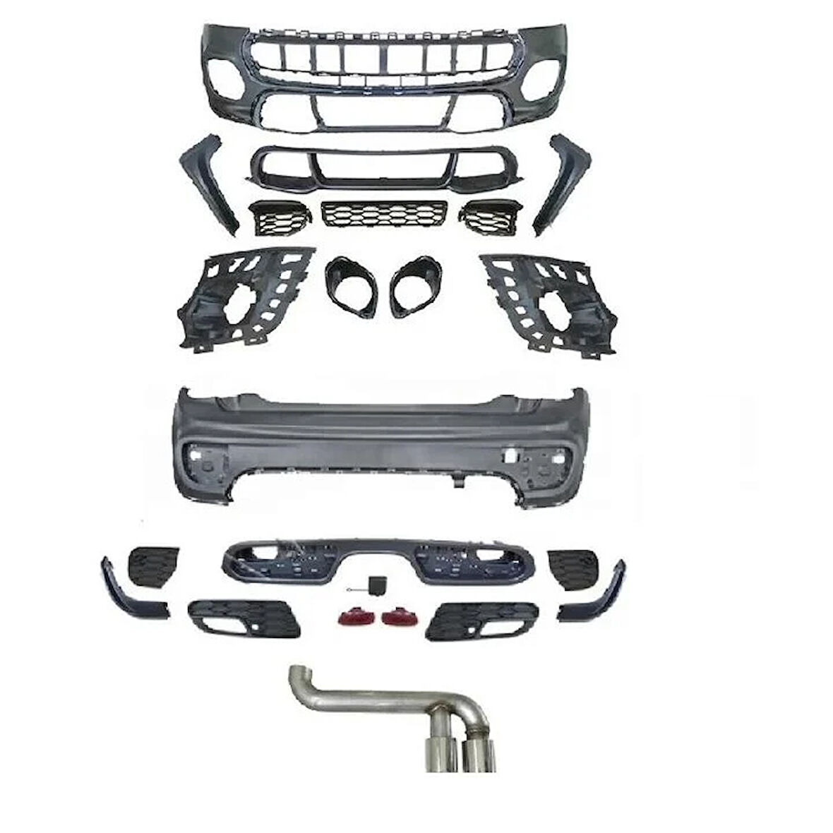 Mini Cooper F55 4D 2014+ Uyumlu Body Kit