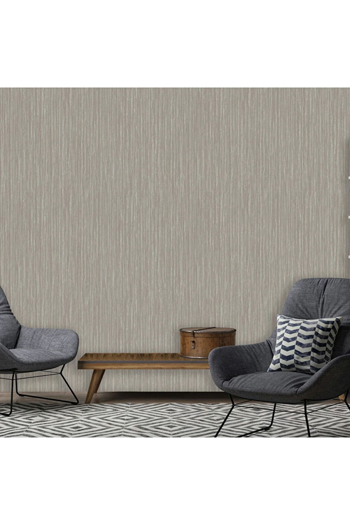 Textured Plain Wallpaper Duvar Kağıdı, Ephes 6807-3, 10,60 M²