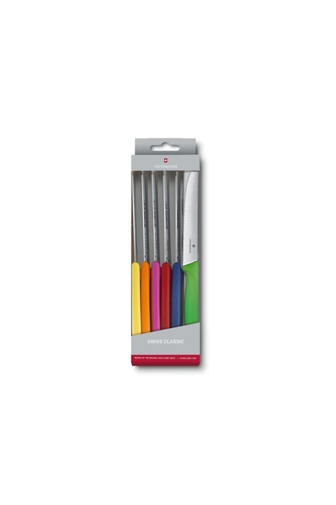 Victorinox Swiss Classic 6.7839.6G Sebze Bıçağı Seti 6'lı Çok Renkli 
