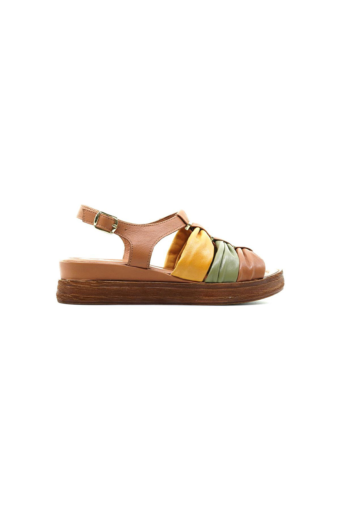 VENÜS KADIN HAKİKİ DERİ ORTOPEDİK TABAN COMFORT CASUAL GÜNLÜK SANDALET (36-40)  23Y 2216412Y Z