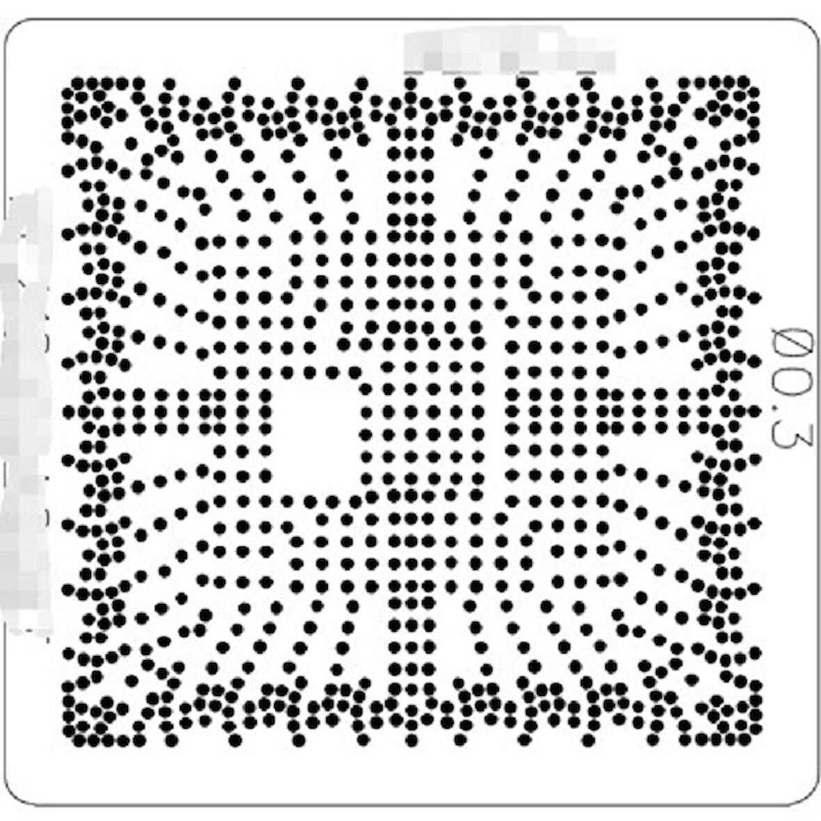 KALIP STENCİL SRKMA SRKM2 SRKM3 SRKM5 SRKM6 FH82H570 SRKM6 FH82W580 SRKM7 FH82HM570 0.3 MM