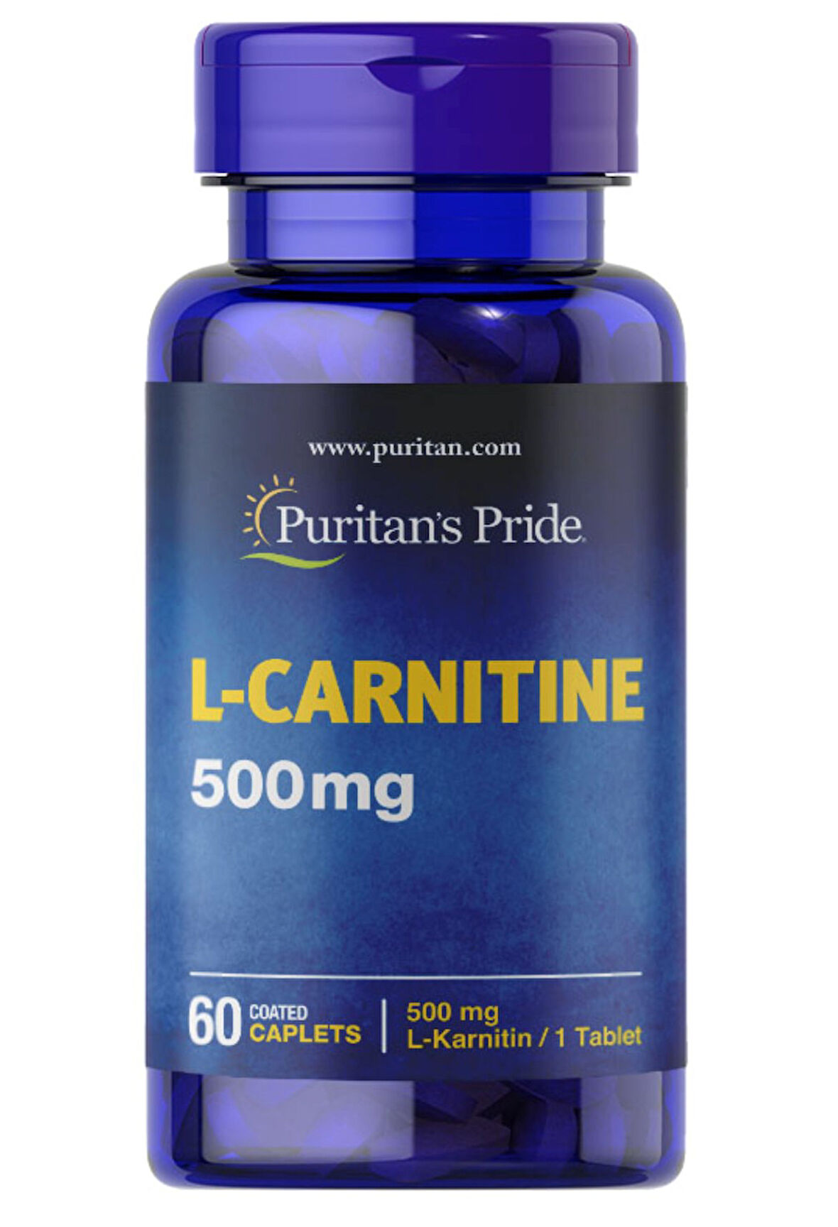 Puritan's Pride L-Carnitine 500 Mg 60 Tablet