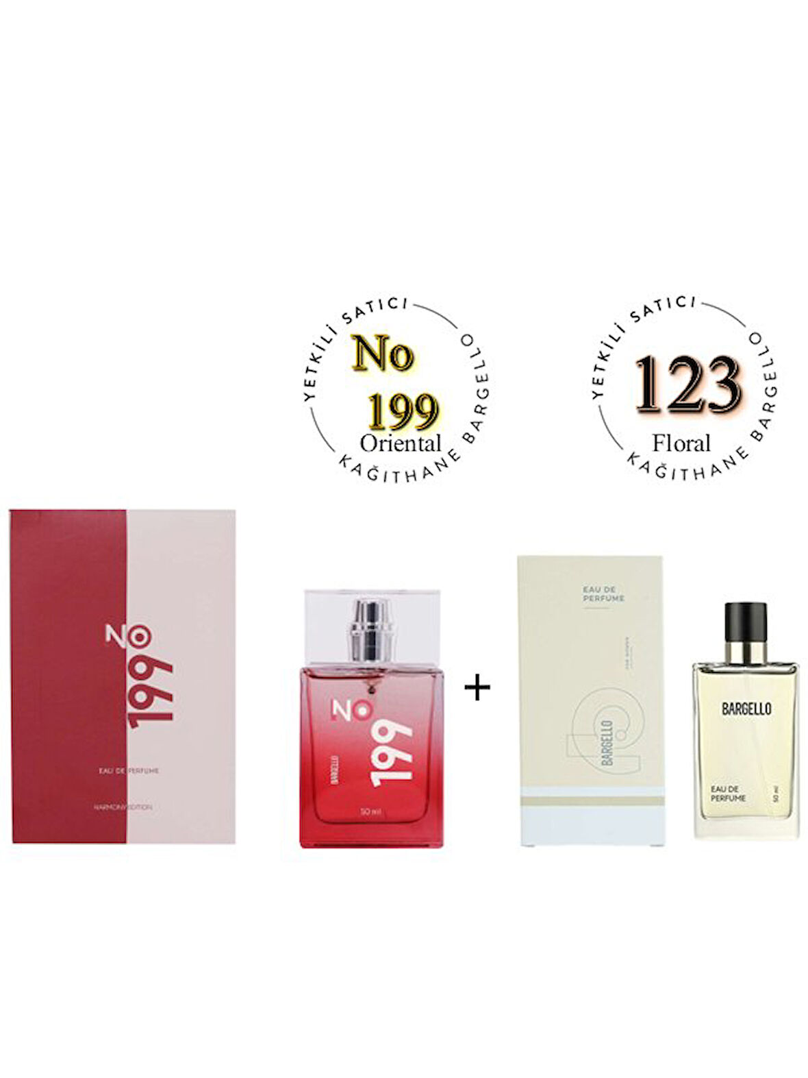 No:199 + 123 Unisex / Kadın Parfüm Edp Oriental / Floral - Mnms199123