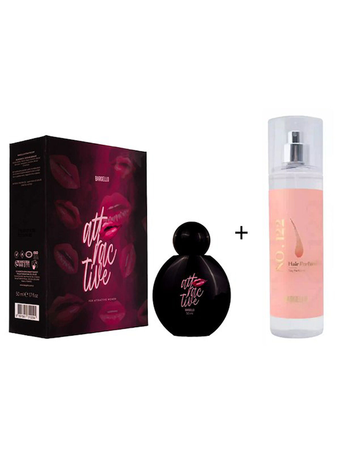 Attractive Kadın Parfüm + No: 122 Saç Parfüm Oriental - Mnms200att-s