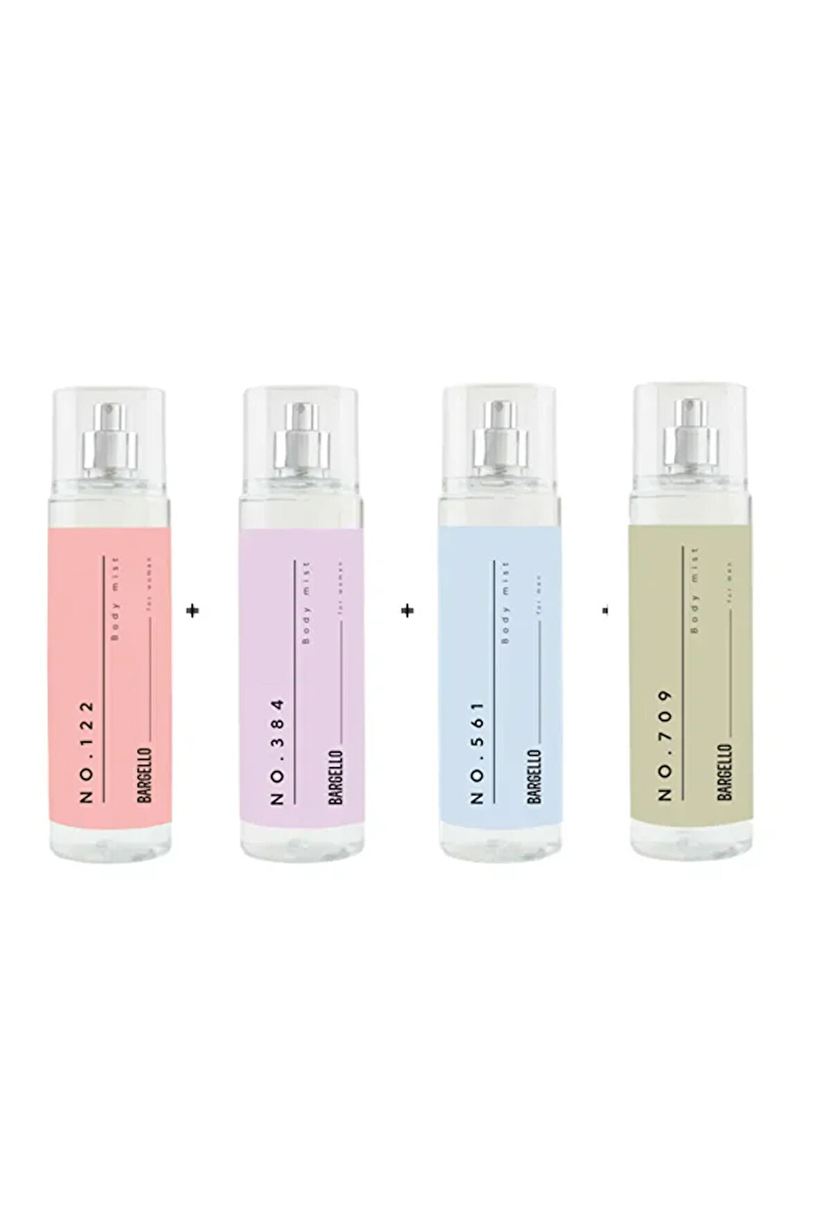 No:122 No:384 No:561 No:709 Kadın / Erkek Body Mist Set 210 ml Edt - Mnms210ekset