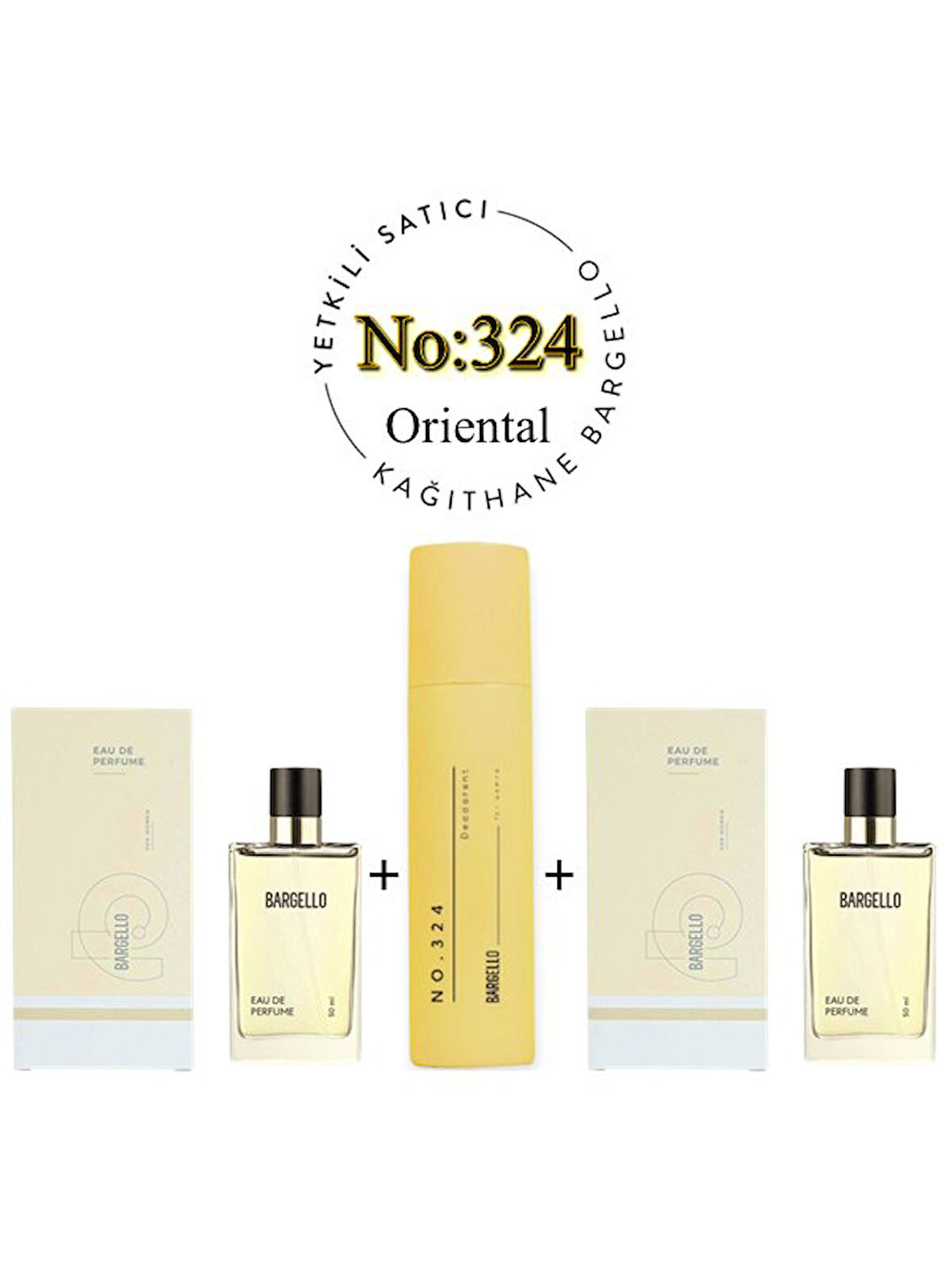  324 + 324  Kadın Parfüm Edp 50 ml + No:324 Kadın Deodorant 150 ml - Mnms324deo2