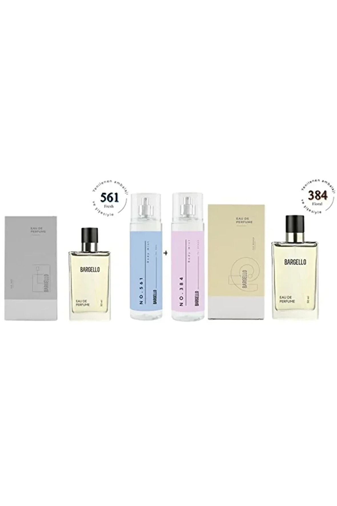 561 384 Erkek / Kadın Parfüm No:561 No: 384 Bodymist Edt 210 ml - Mnms50561bm384
