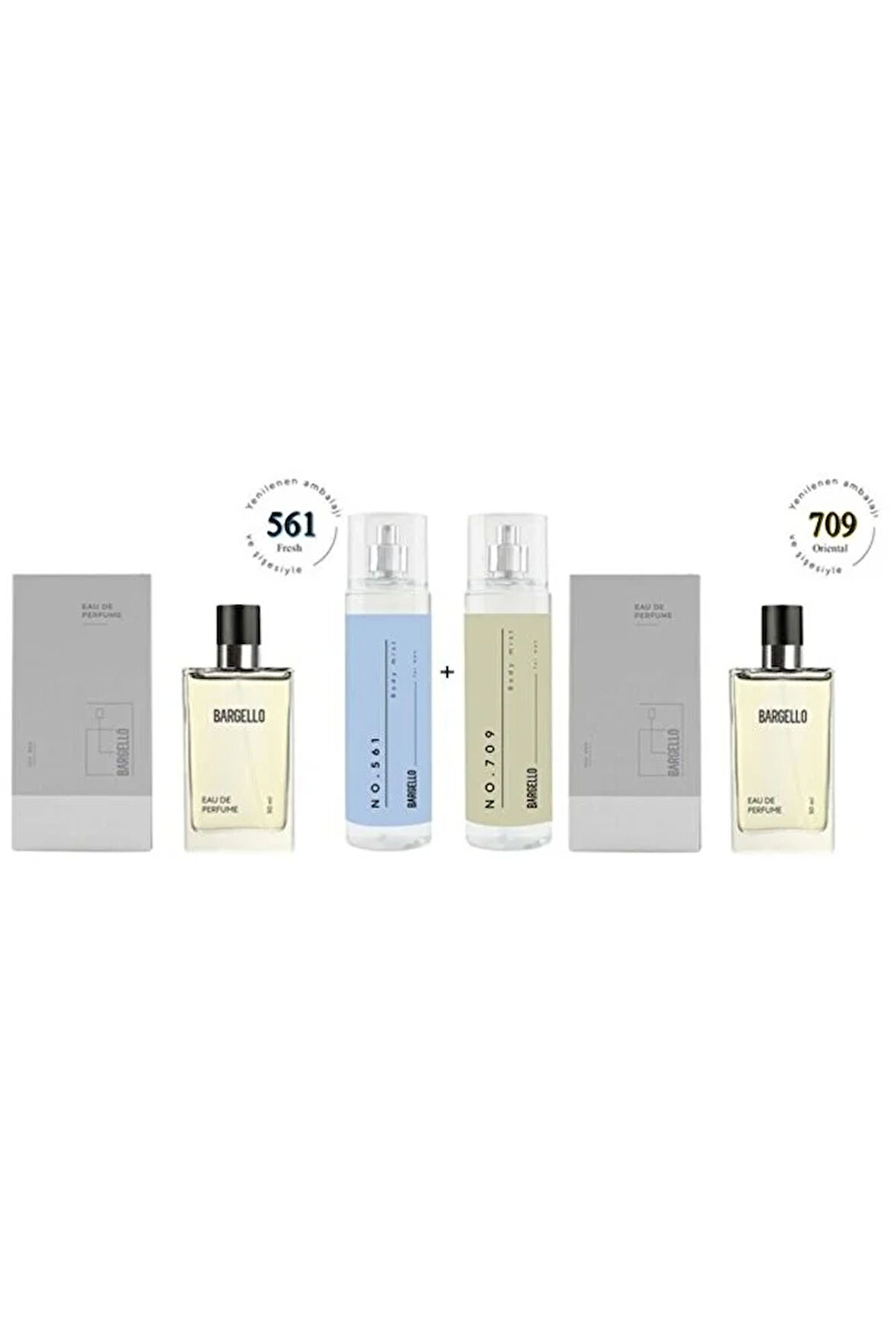 561+709 edp 100 ml \ No:561 + No:709 edt Body Mist