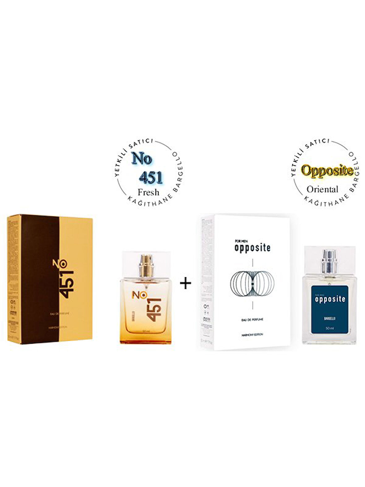 No:451 + Opposite Unisex / Erkek Parfüm Edp 50 ml Fresh / Oriental - Mnms50no451oppo
