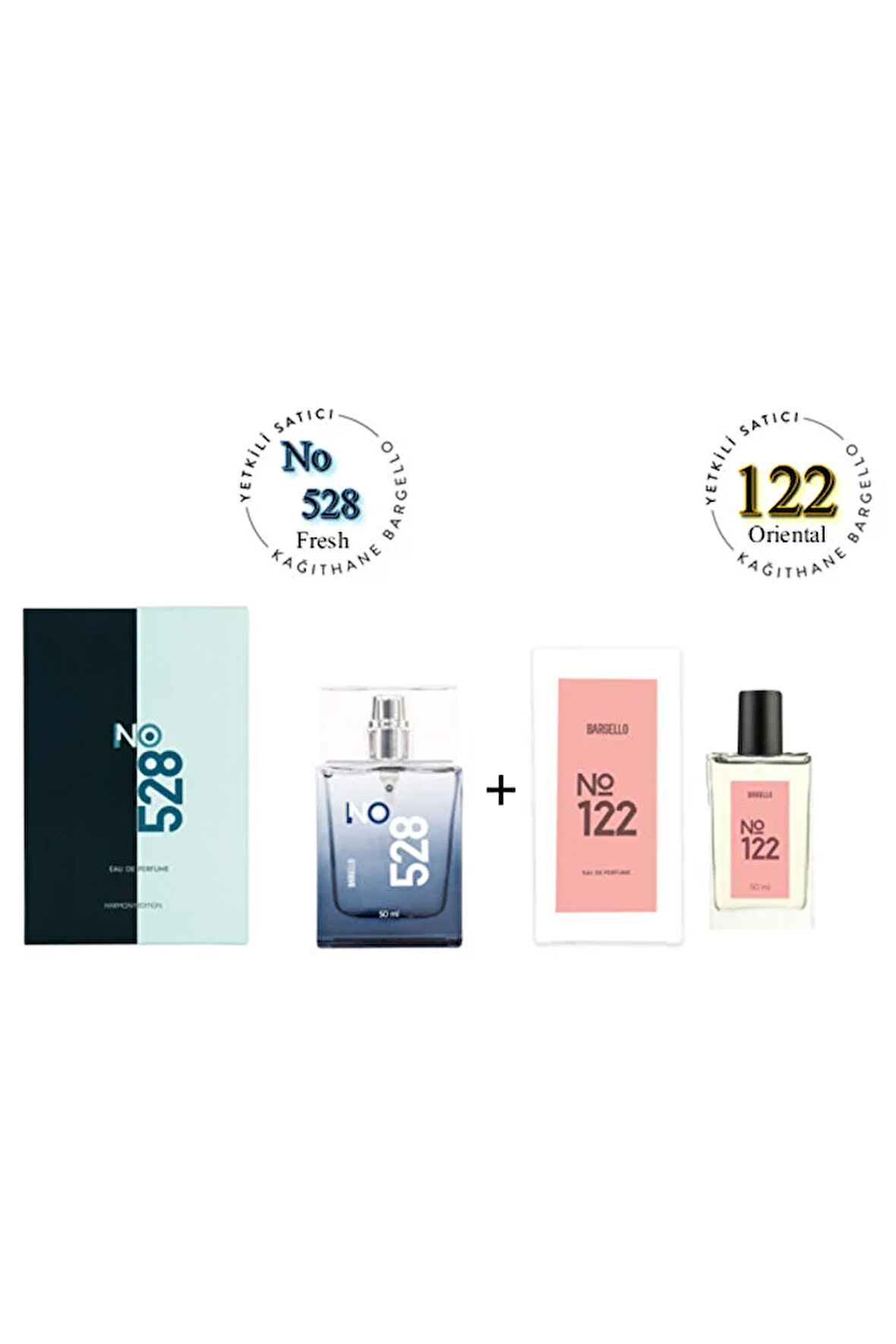 No: 528 + 122 Erkek / Kadın Parfüm Edp 50 ml Fresh / Oriental - Mnms50no528122