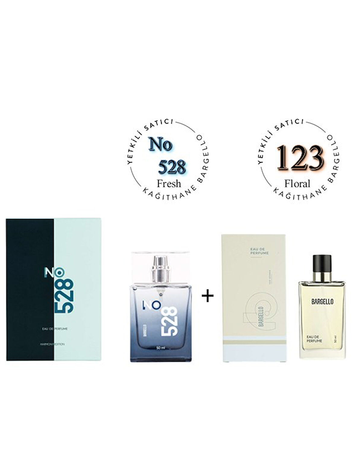 No: 528 + 123 Erkek / Kadın Parfüm Edp  Fresh / Floral - Mnms528123