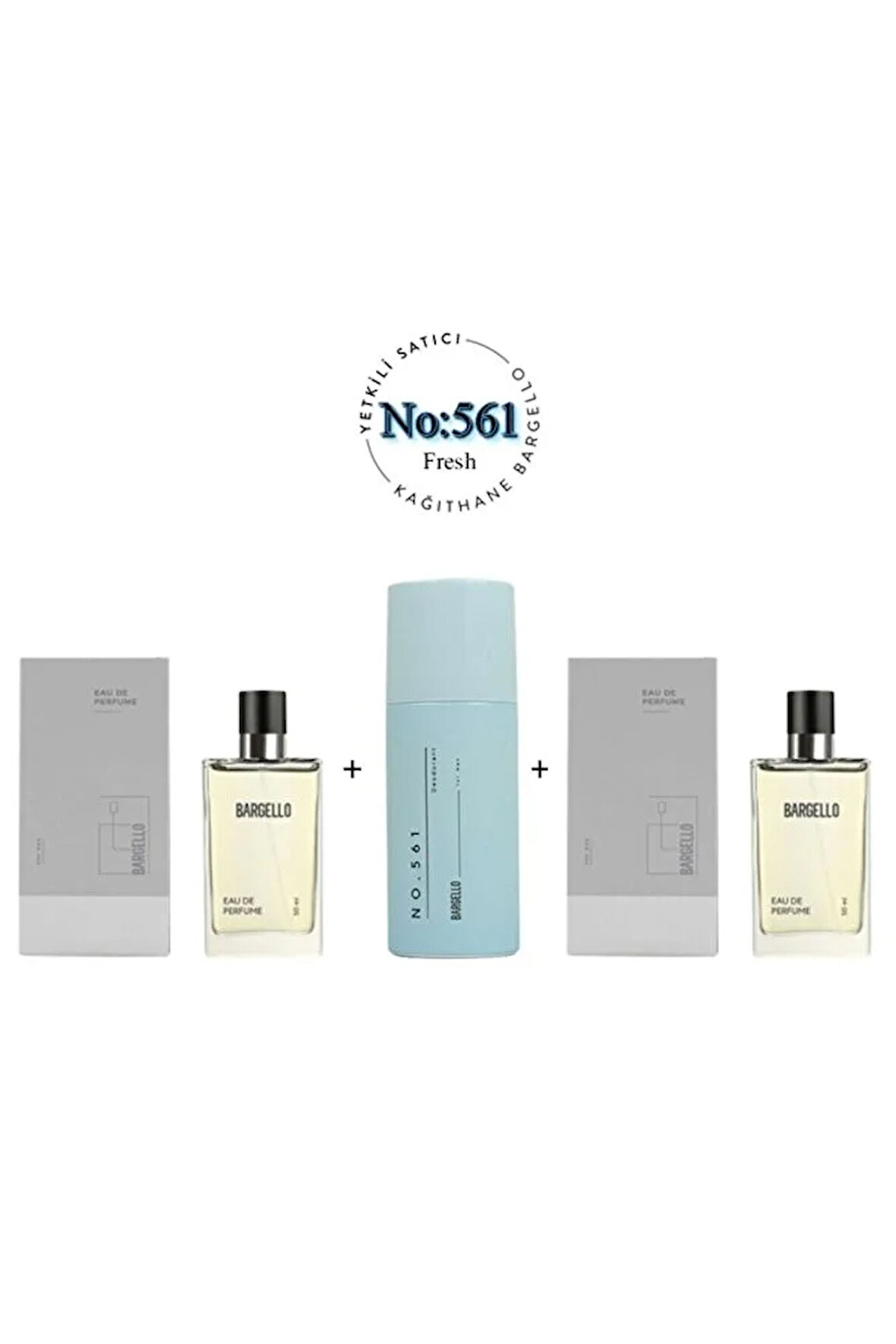 561 561 Erkek Parfüm 50 ml Edp No:561 Erkek Deodorant 150 ml Fresh - Mnms561deo2