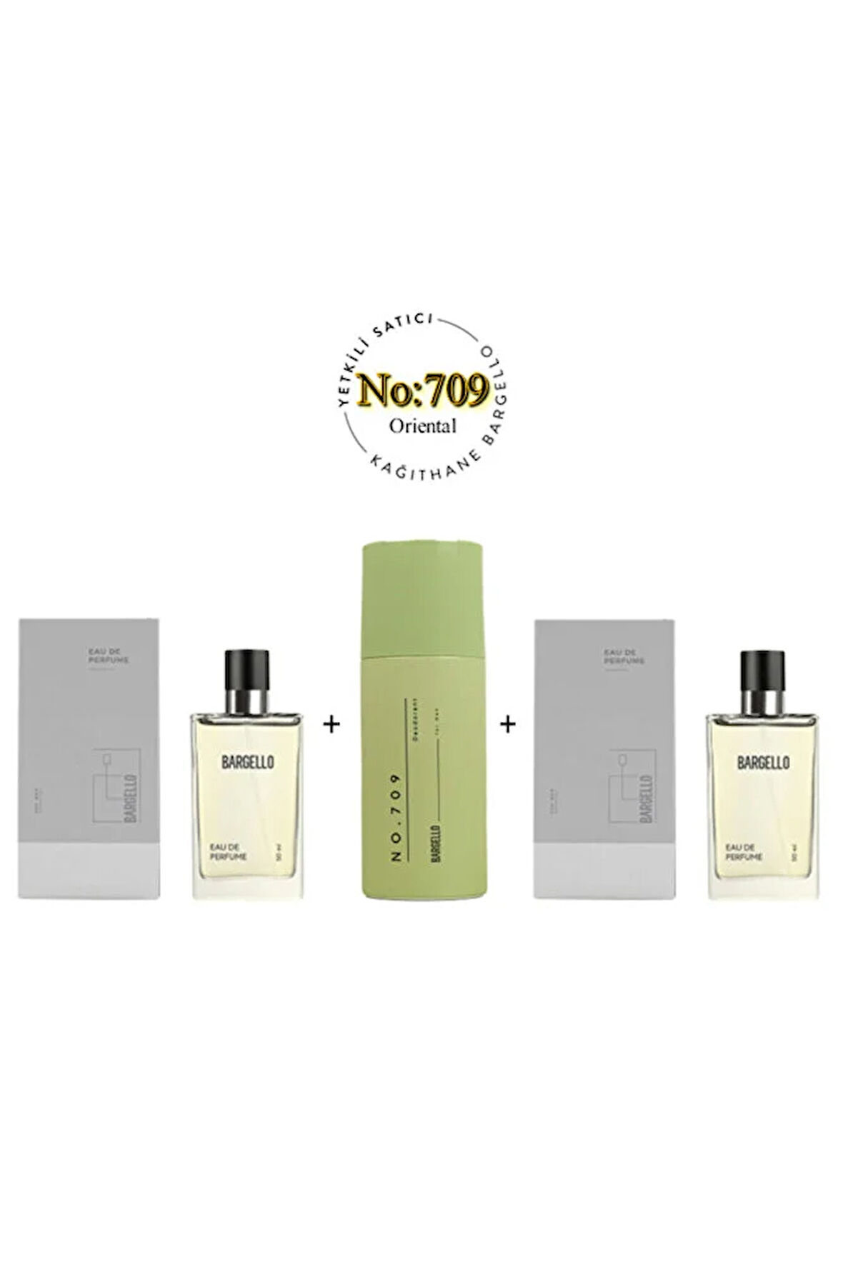 709 709 Erkek Parfüm 50 ml Edp No:709 Erkek Deodorant 150 ml Oriental - Mnms709deo2