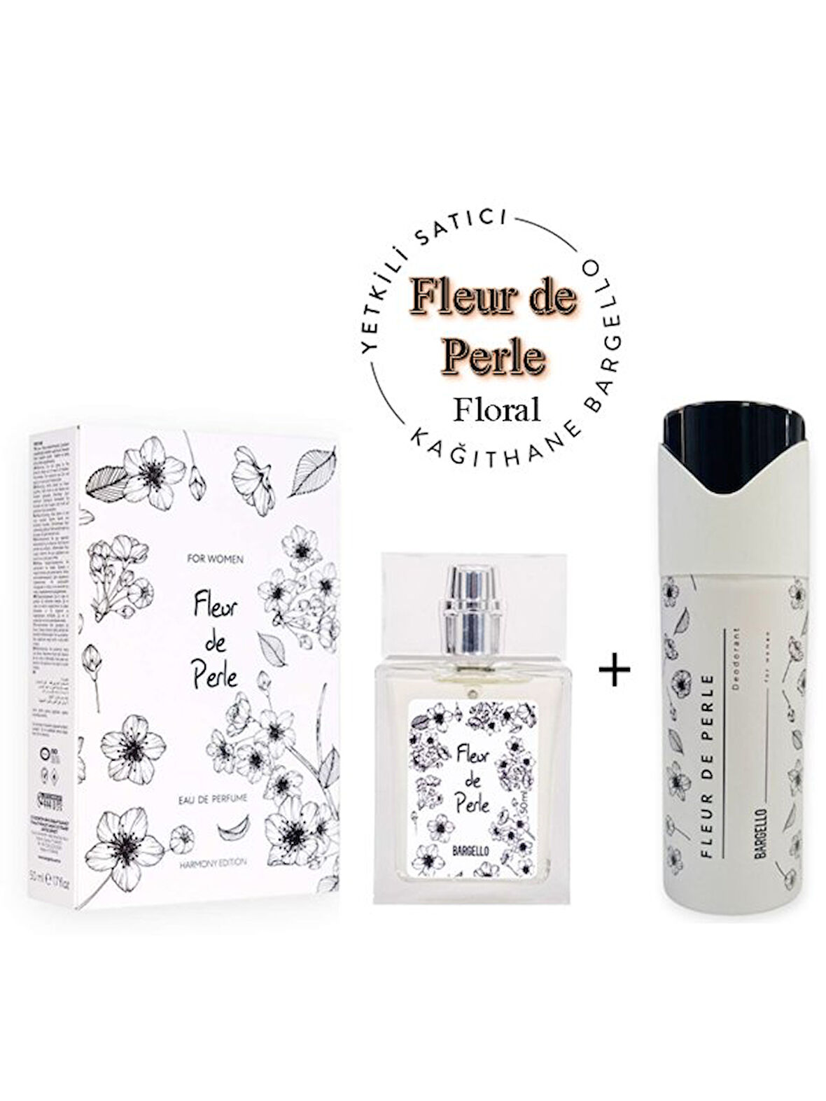 Fleur De Perle + Fleur De Perler Deodorant Kadın Edp Floral 50 ml -Mnmsfpdeo