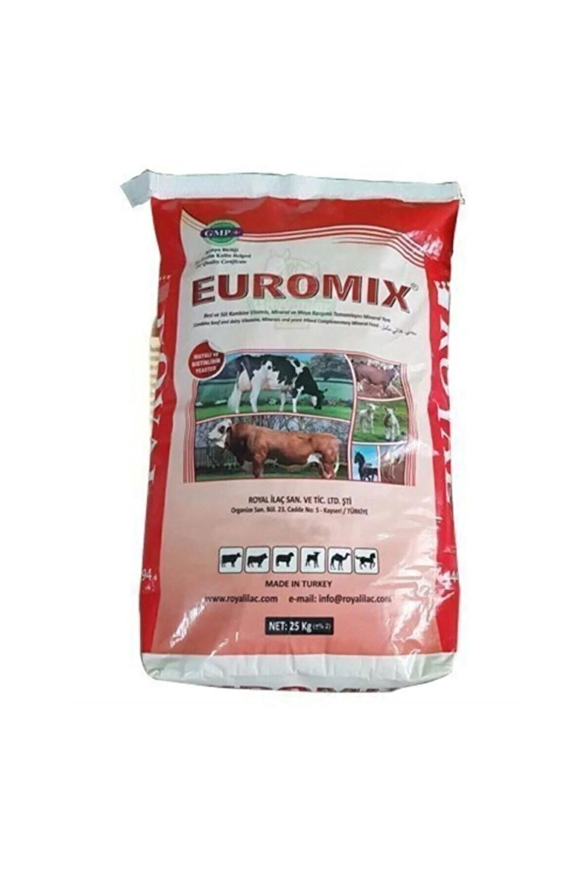 Euromix Torba Toz Yem Katkısı 25 Kg