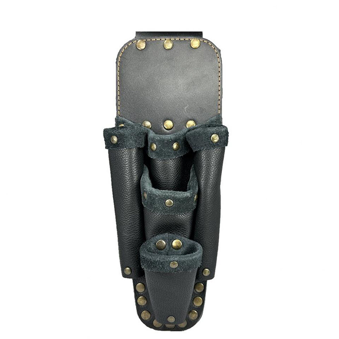 Deri CA101 Elektrikçi Teknisyen Bel Çantası Siyah