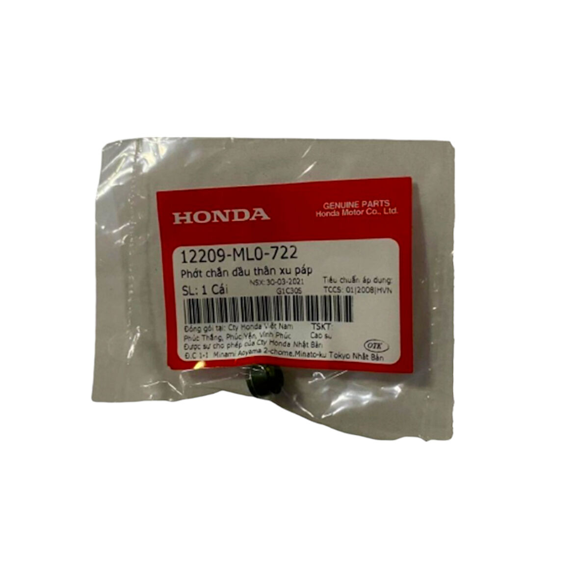 Motobir Sübap Yağ Keçe Lastiği Orjinal 12209-ML0-722 Honda Pcx 125 2021-2024