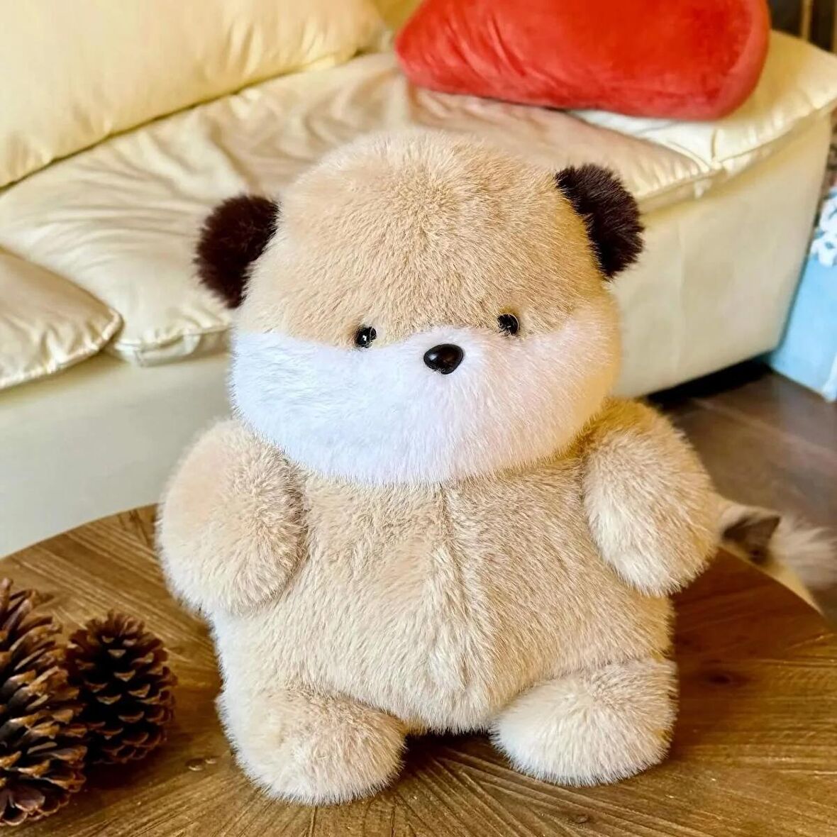 Puk Köpek Peluş Oyuncak Sevimli ve Yumuşak Arkadaşınız"