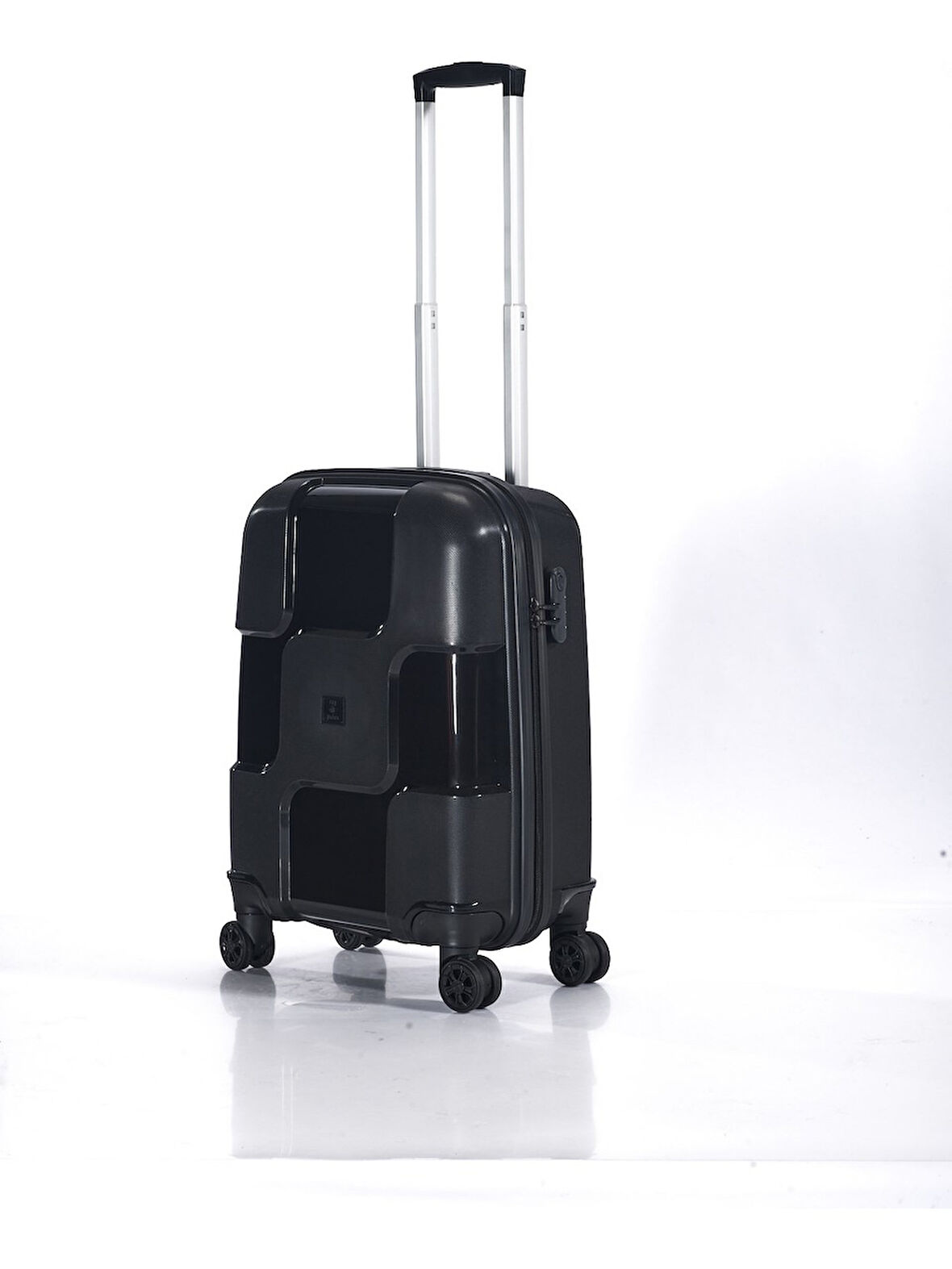 Monalisa Home Kırılmaz Kabin Boy BLACK Valiz