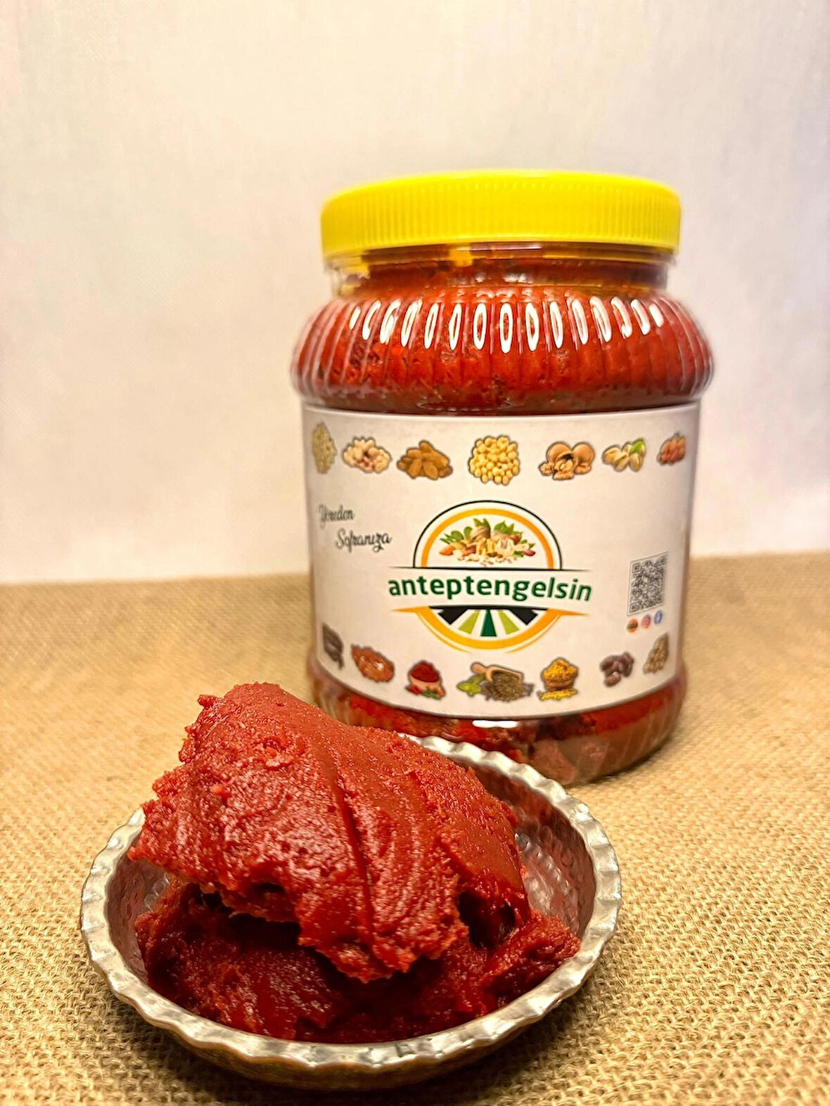 Güneş Kurusu Domates Salçası - Organik - 1 Kg