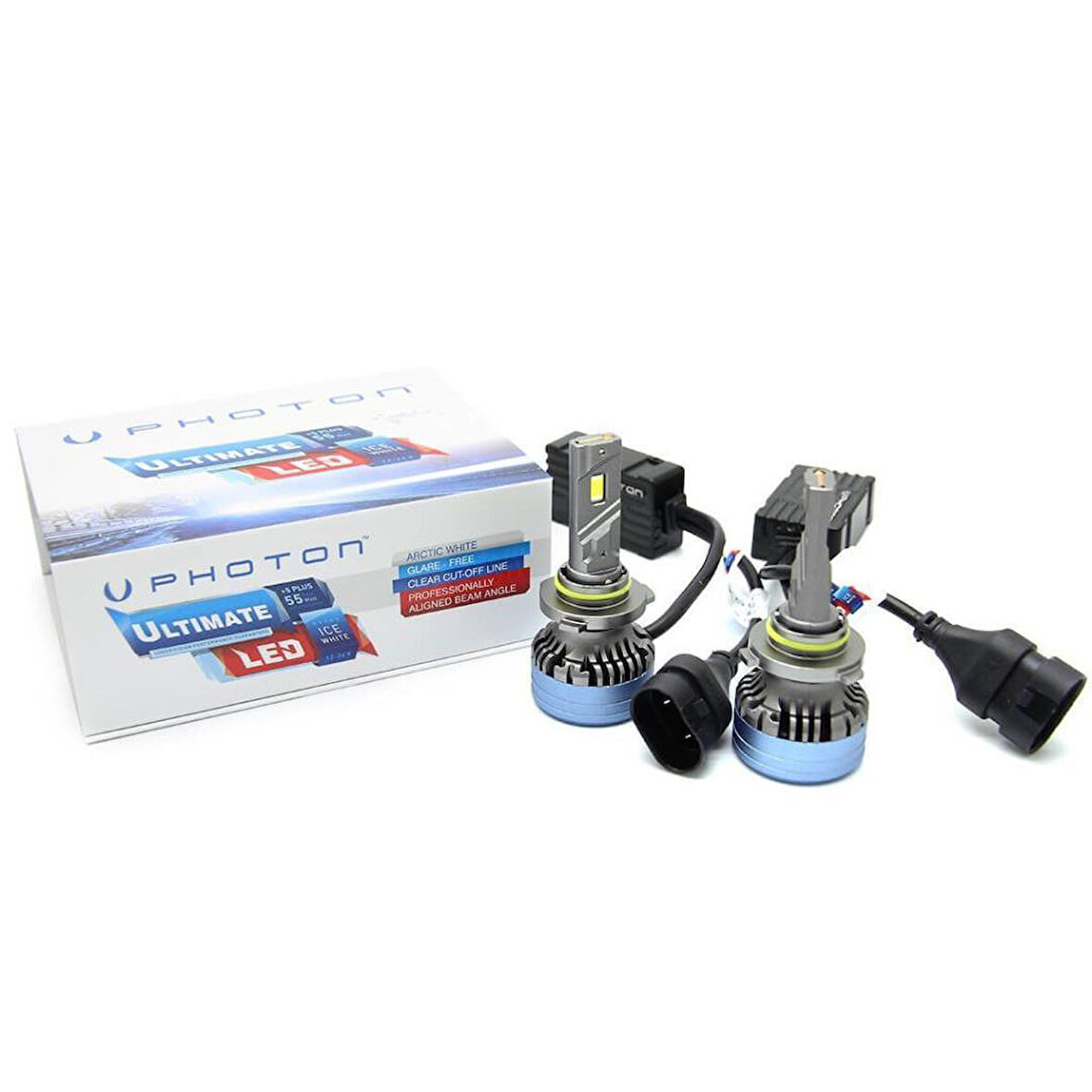 Ultimate Şimşek Etkili Led Xenon Beyaz Far Ampülü Hb3 9005 12-24V 