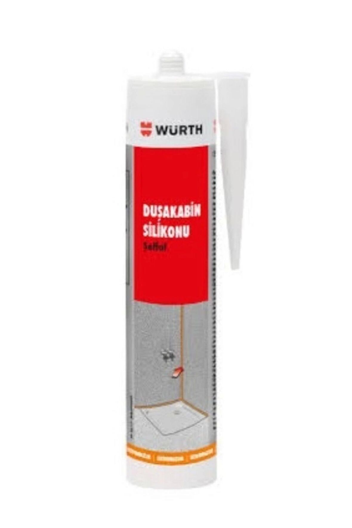 Würth Duşakabin Silikonu Şeffaf 310 ml