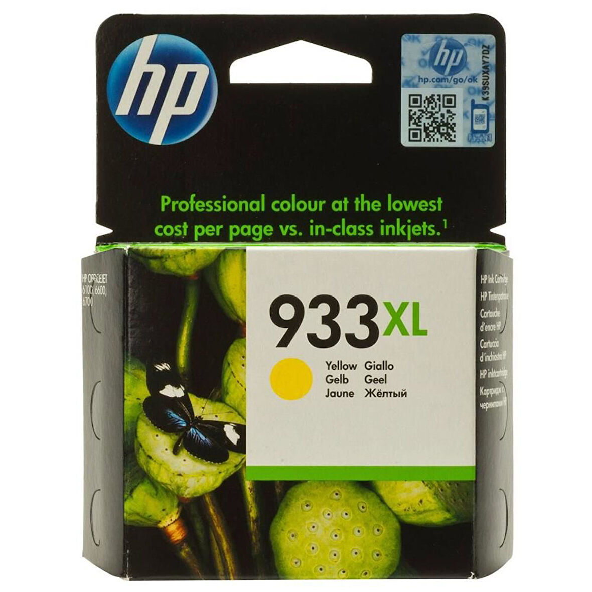 HP CN056A (933XL) Sarı Yellow Orjinal Kartuş OfficeJet 6100