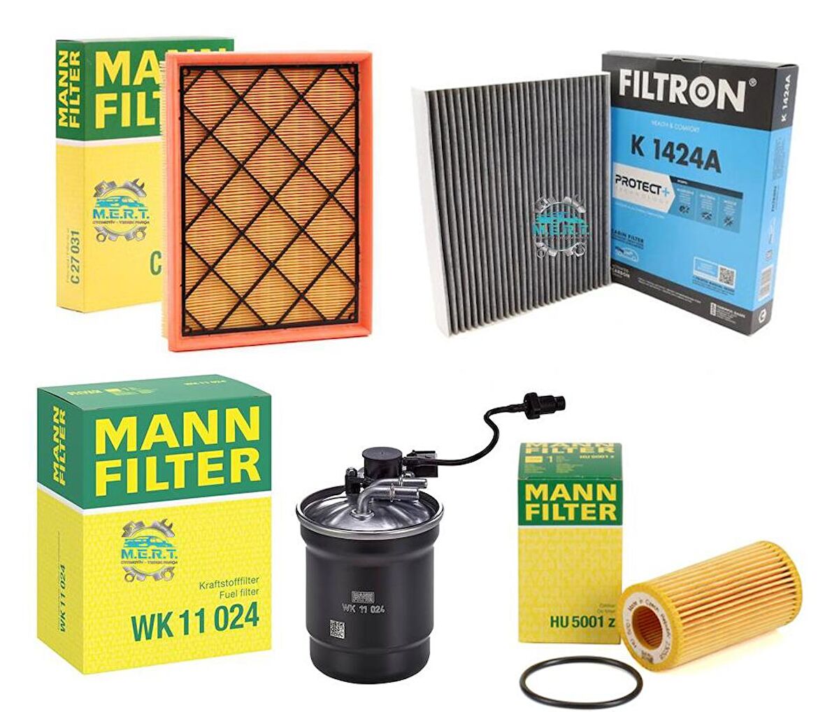 Ford Kuga 1.5 EcoBlue Dizel Otomatik Vites Filtre Bakım Seti