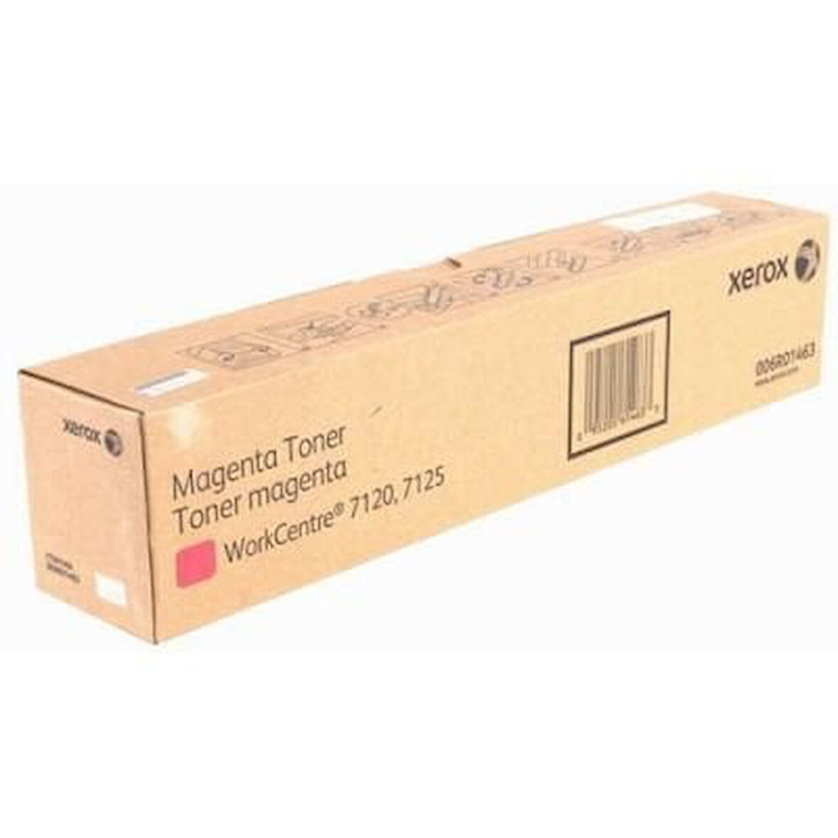 Xerox 006R01463 Kırmızı Magenta Orjinal Toner - WorkCentre 7120 / 7125