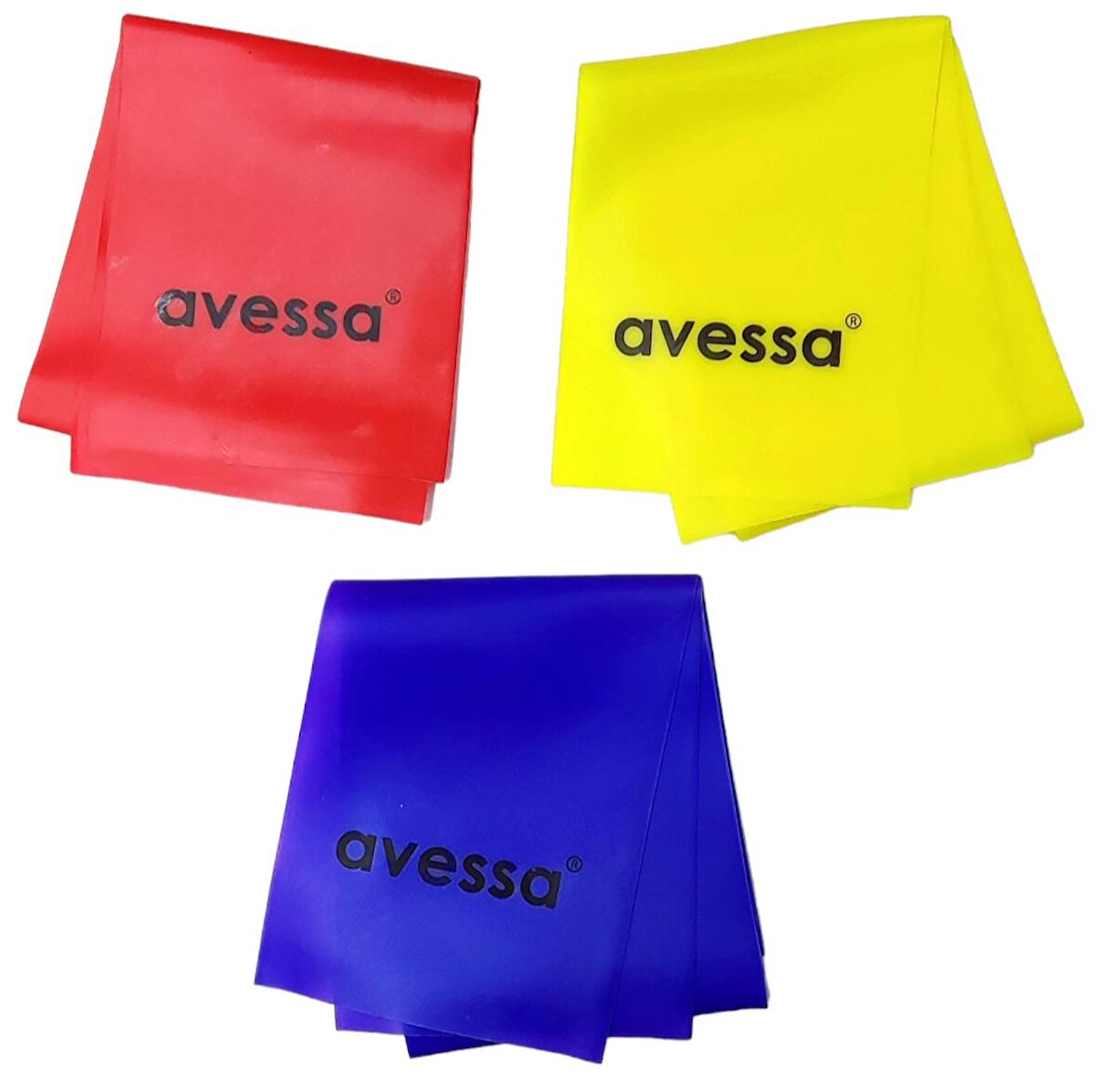 Avessa Ce-500 Set Latex Pilates Lastiği Egzersiz Lastiği 3lü