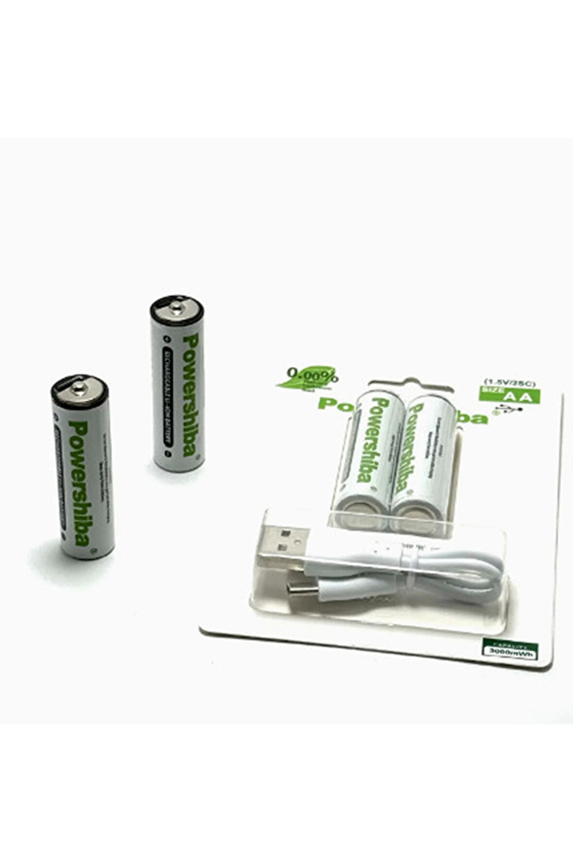 Şarj edilebilir Pil Type-C Şarjlı Li-Ion Lityum Kalem Pil 2800mAh/1.5V/AA Şarjlı pil