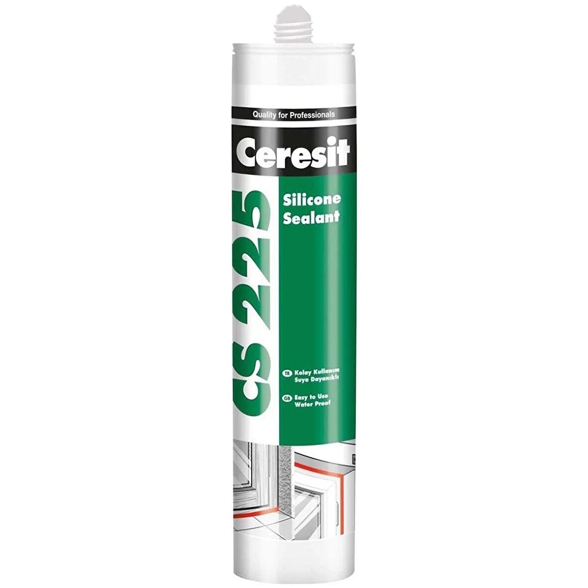 CERESİT CS225 BEYAZ GENEL AMAÇLI SİLİKON 280 GR 