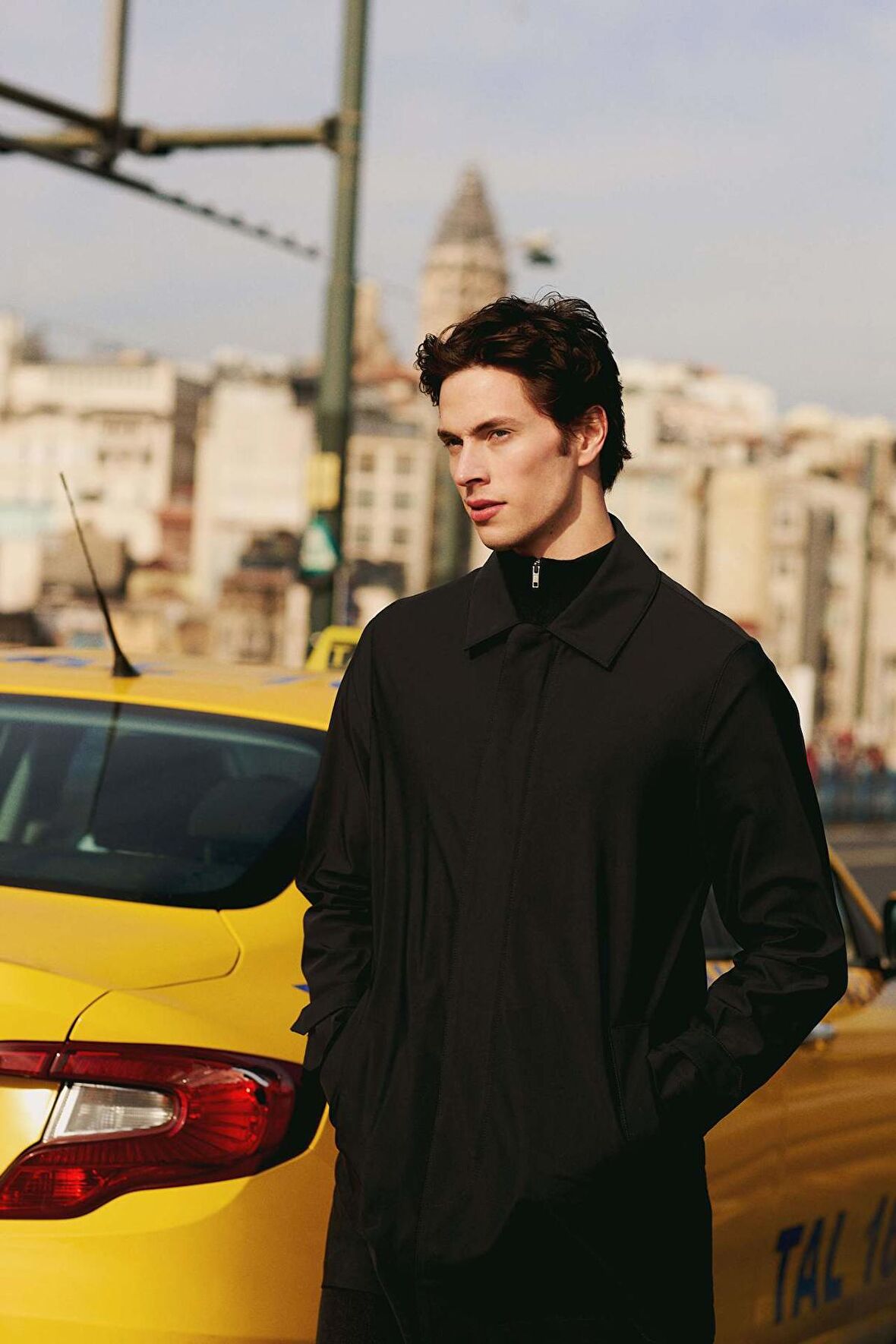 DeFacto Slim Fit Polo Yaka Parka Mont B6305AX24SPBK27