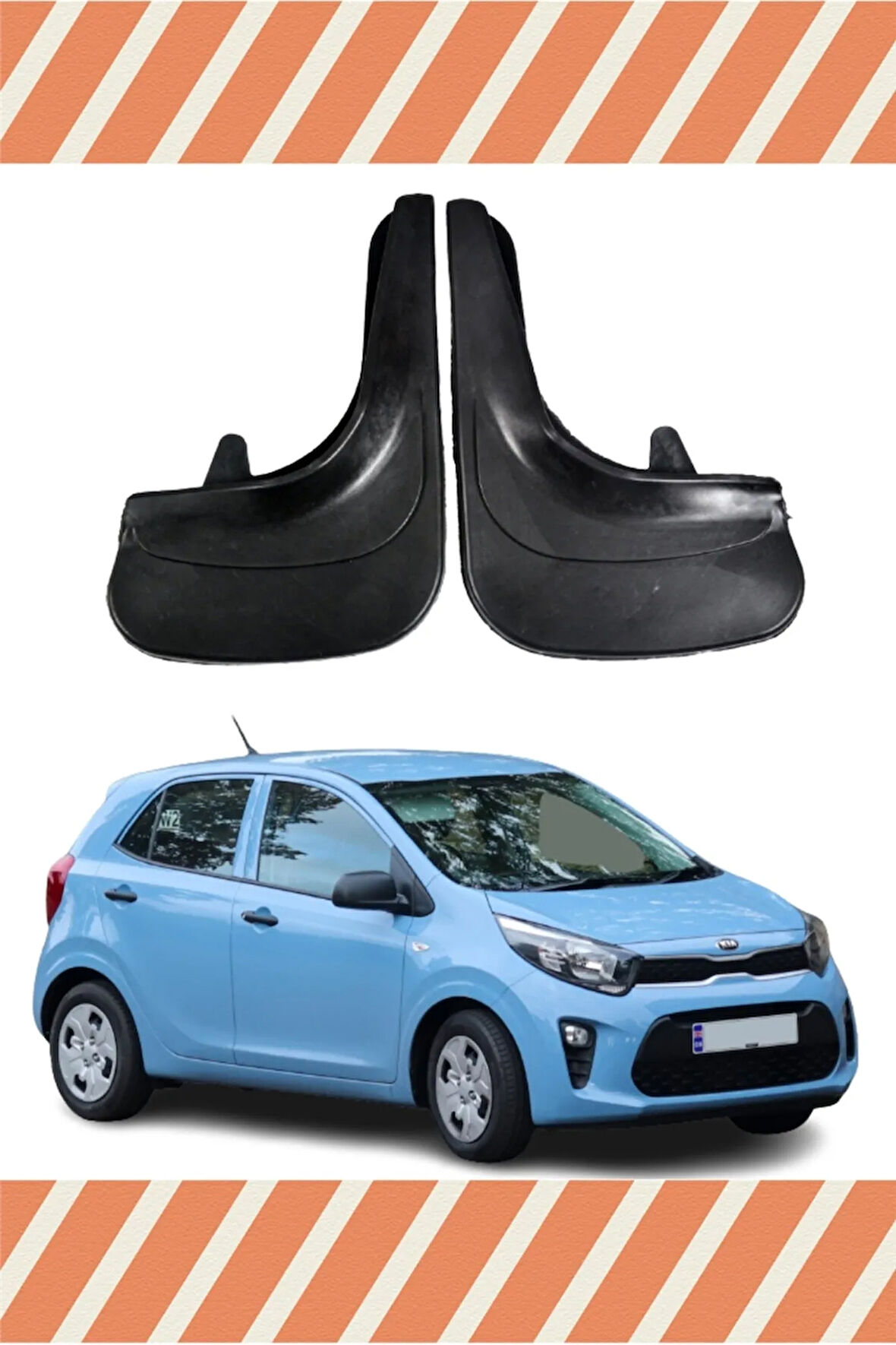 Kia Picanto uyumlu 2’li tozluk çamurluk paçalık