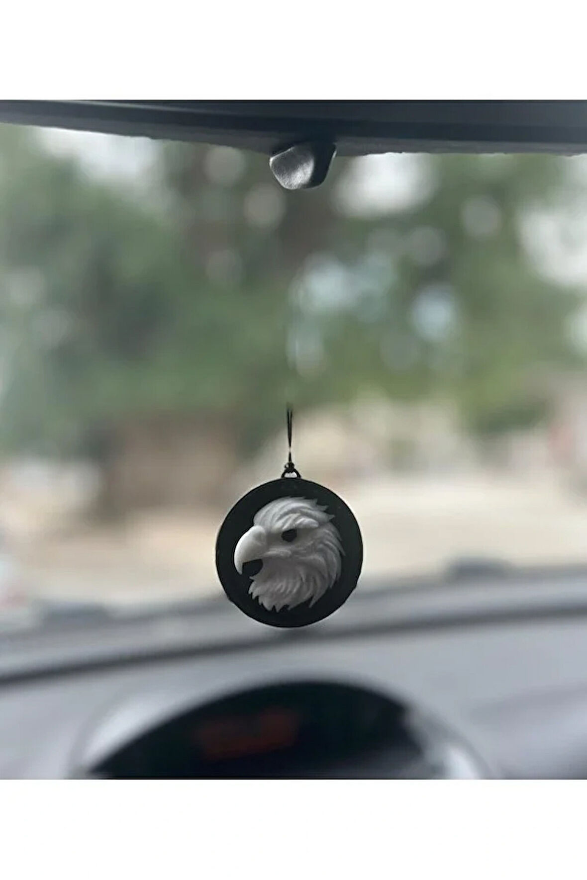 Kartal Figürlü Araç İçi Tek Taraflı Ayna Süsü