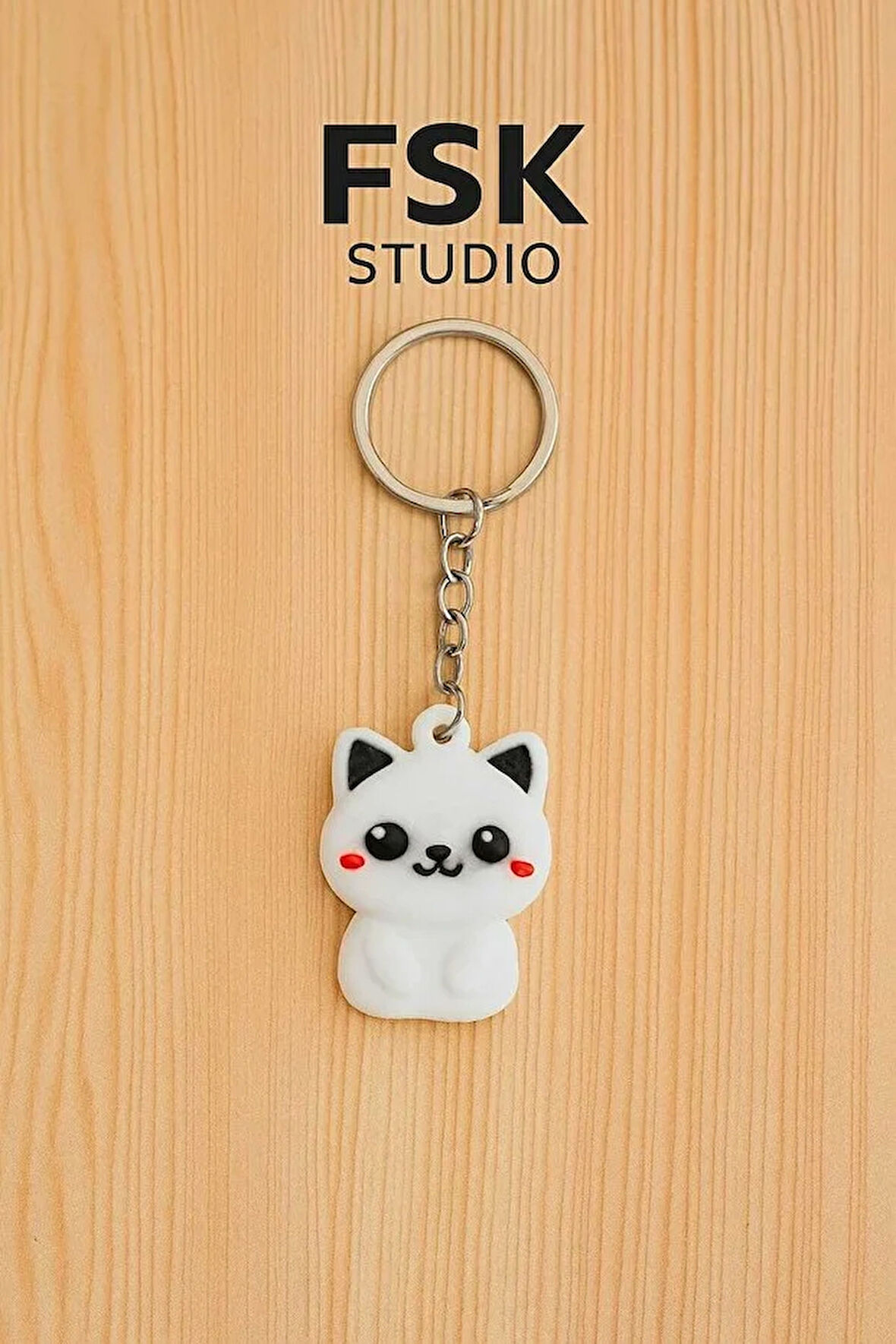 Sevimli Kedi Anahtarlık