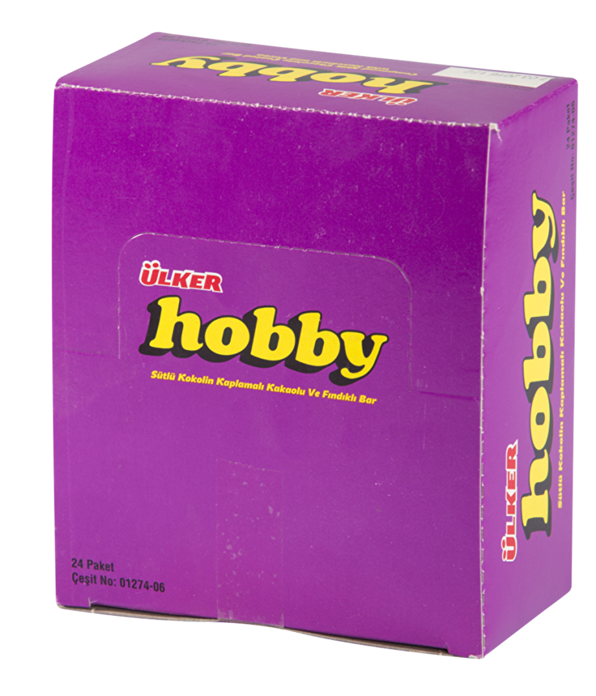 Ülker Hobby Çikolatalı Fındıklı Bar 25 g 24'lü