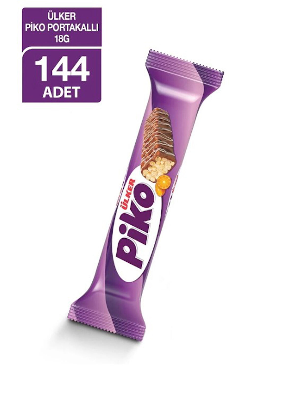 PIKO KAPLAMALI BAR PORTAKALLI 18GR x144 ADET