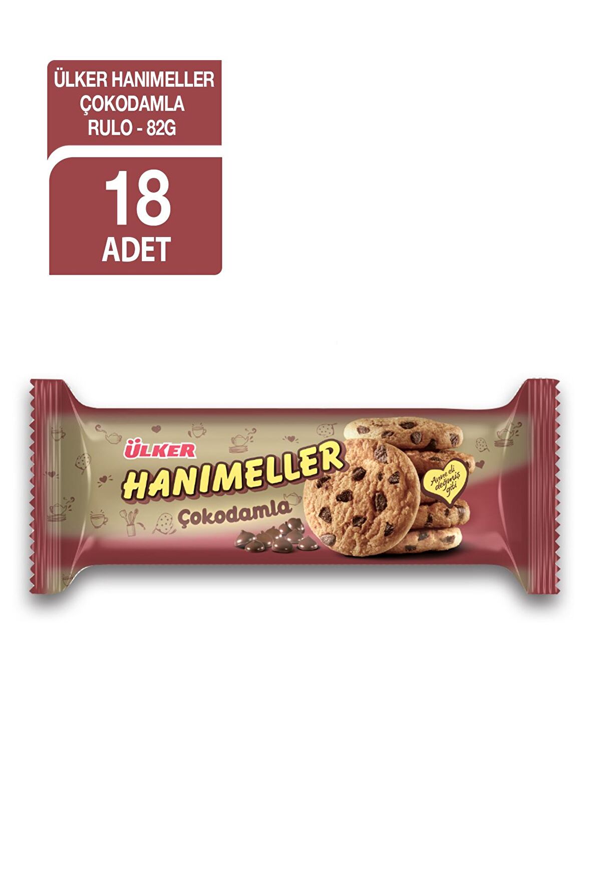 HANIMELLER ÇOKODAMLA RULO 82GR x18 ADET