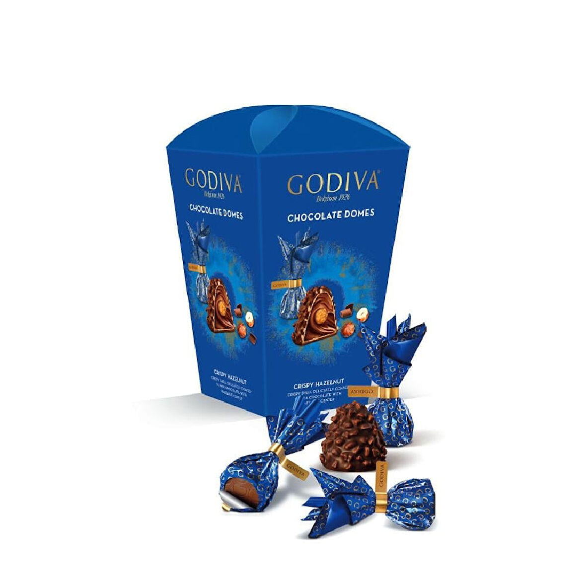 GODIV CHOCOLATE DOMES FINDIKLI 123G  x10 ADET