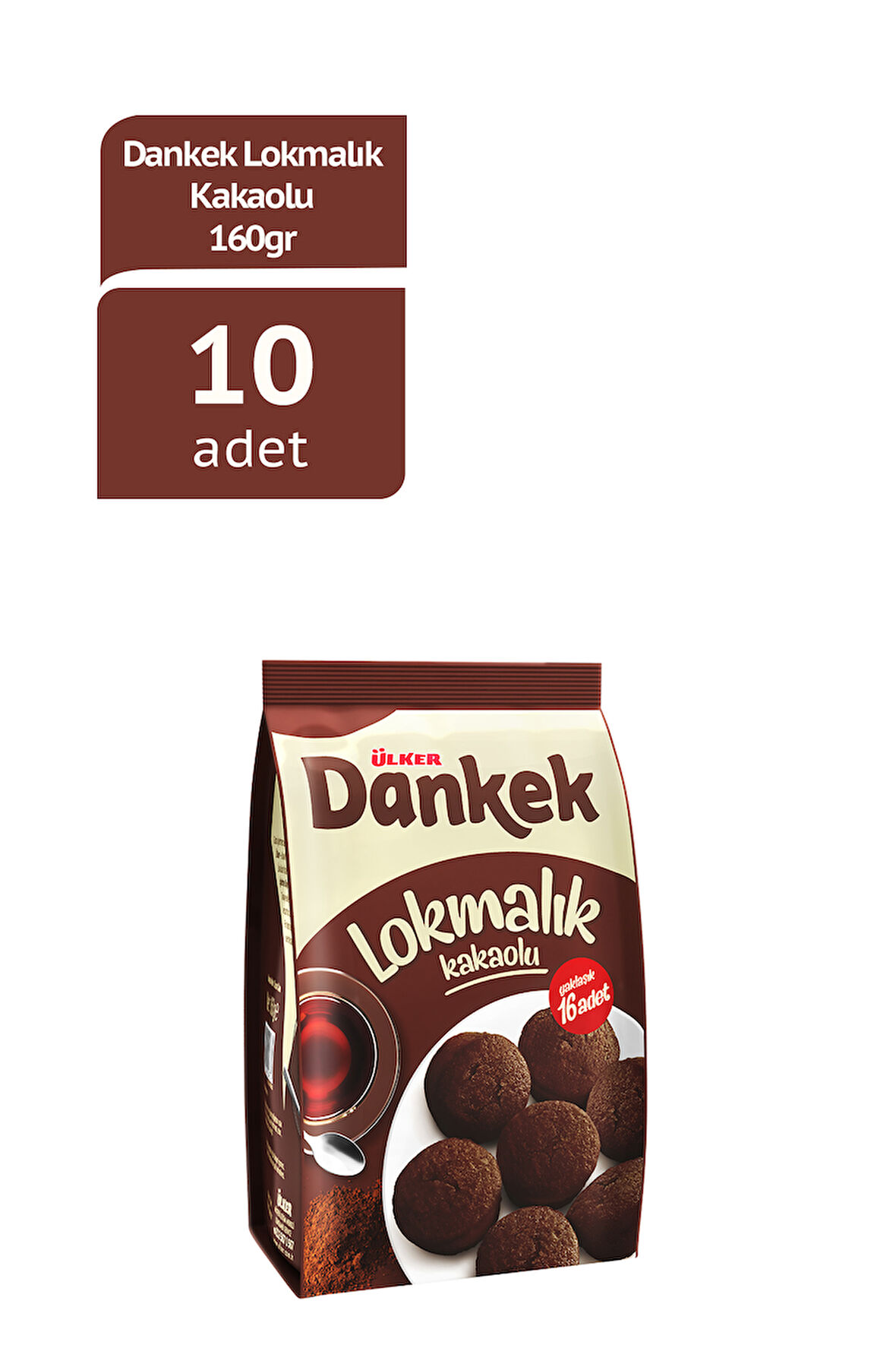 Dankek Lokmalık Kakaolu Kek 160GX10 ADET