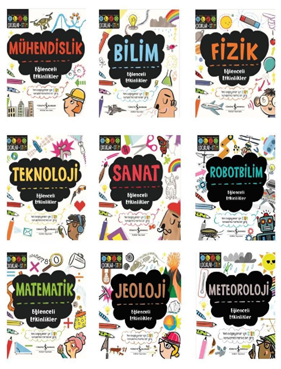 İş Bankası Eğlenceli Etkinlikler Eğitim Seti 9 Kitap