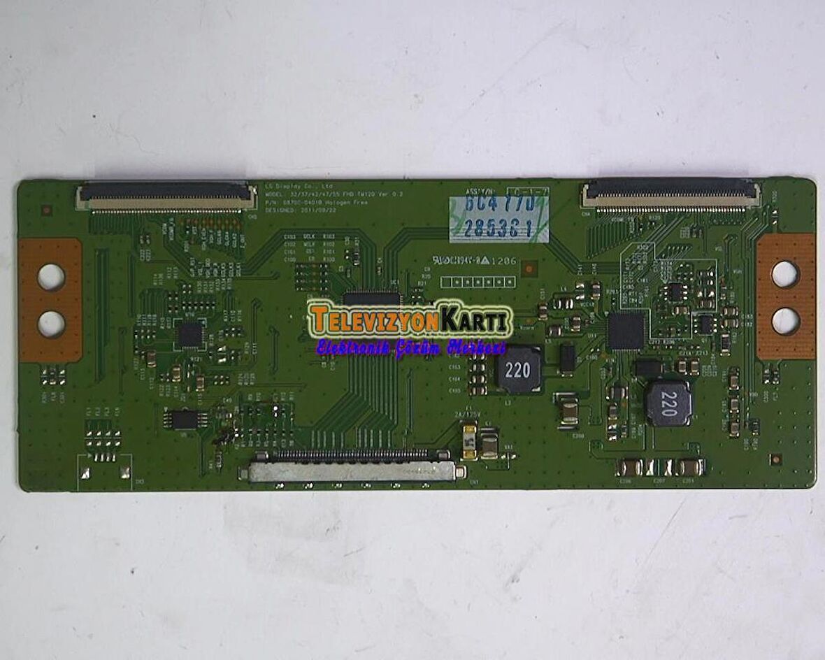 6870C-0401B 6871L-2853C Philips 32PFL4007T/12 T-Con Board